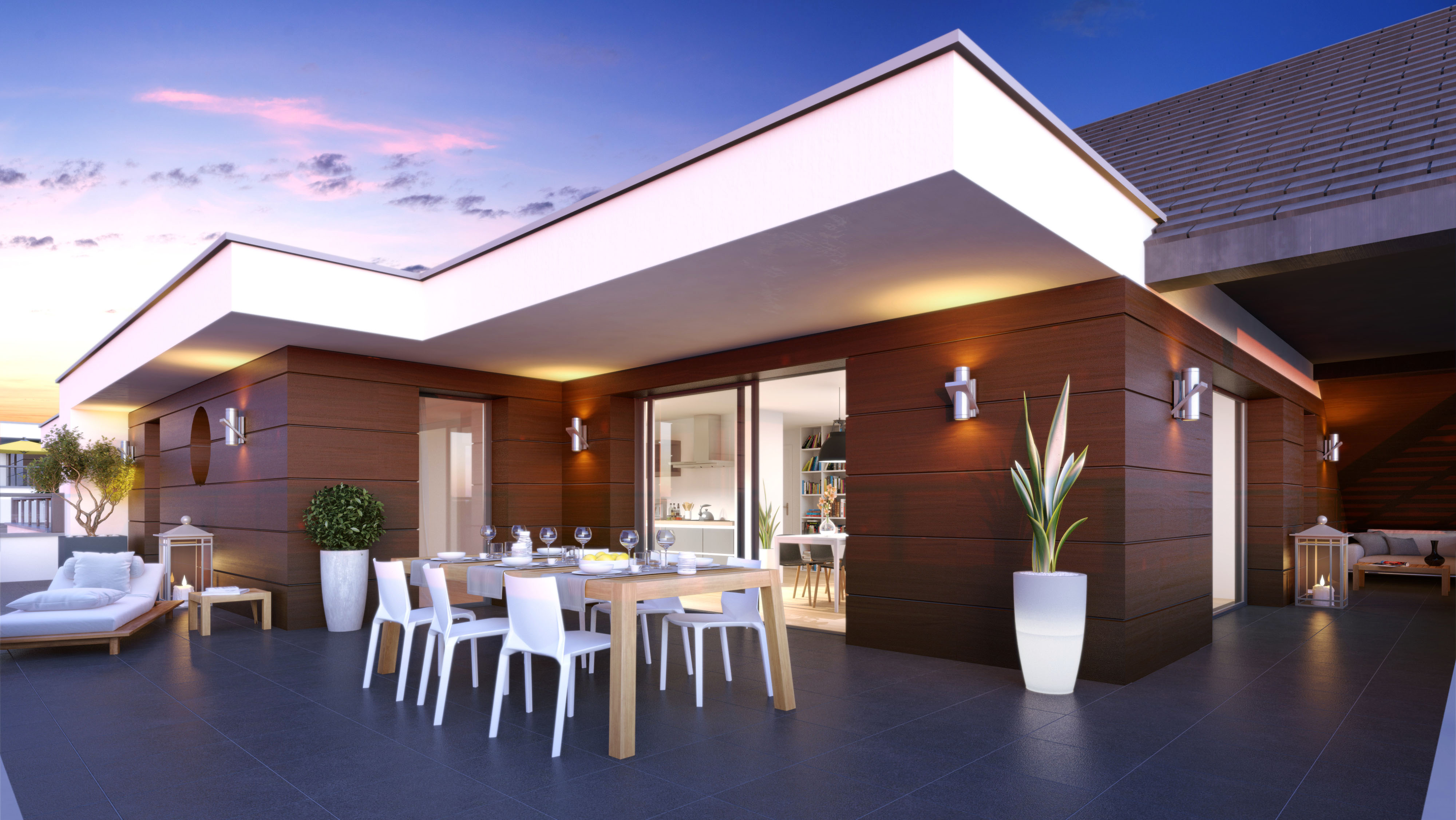 terrasse Felix appartement attique